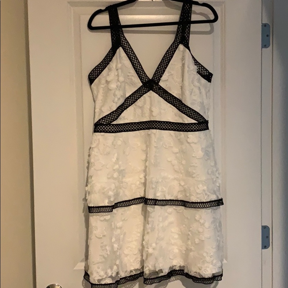 Beautiful black and white dress